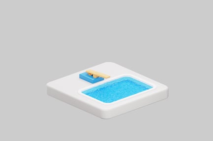 Preview: Swimming pool with diving board