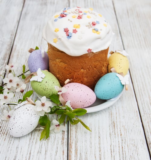 Preview: Easter bread and eggs