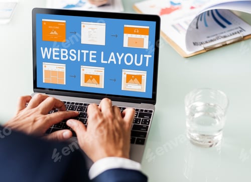 Preview: Web Template Website Design Concept