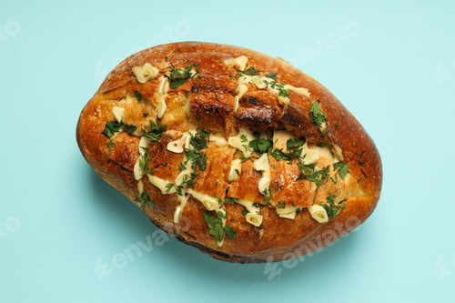 Preview: Tasty bakery product - garlic bread, homemade bread