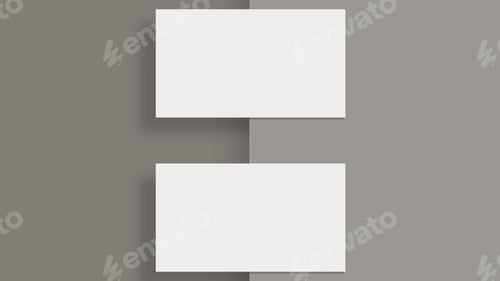 Preview: Empty Business Card Mockup, Blank Professional Luxury Card Mock-up