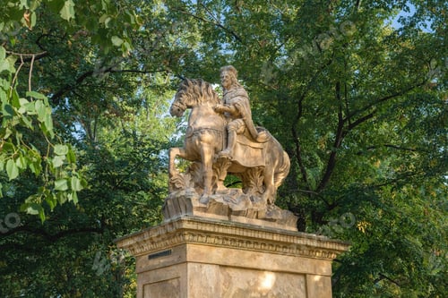 Preview: Saint Wenceslas Statue at Vysehrad - Prague, Czech Republic