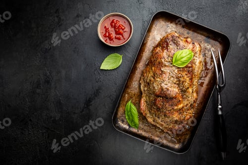 Preview: Baked pork meat