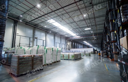 Preview: Storage warehouse interior