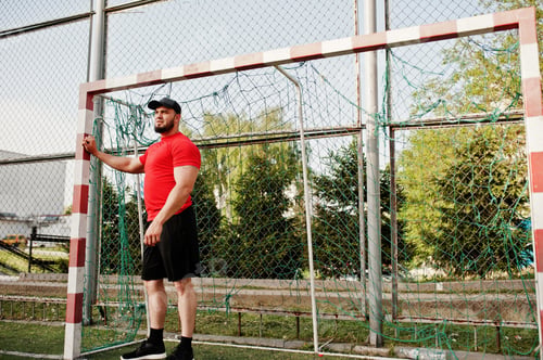 Preview: Young brutal bearded muscular man
