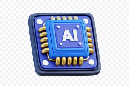 Visualização: Processador neural AI Chip