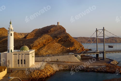 Preview: Old mosque and a bridge near Sur, Ash Sharqiyah, Oman