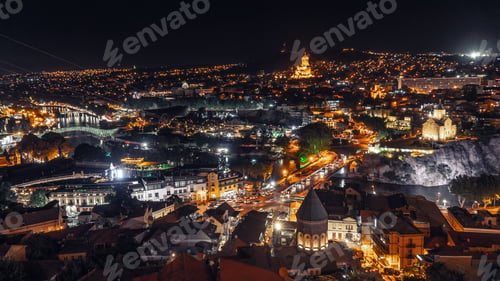 Preview: Night view of Tbilisi