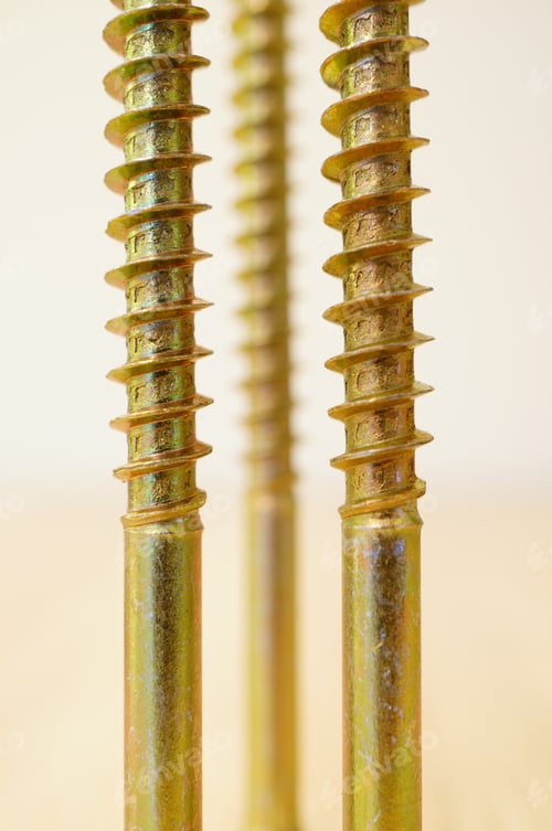 Preview: Vertical shot of the golden screws