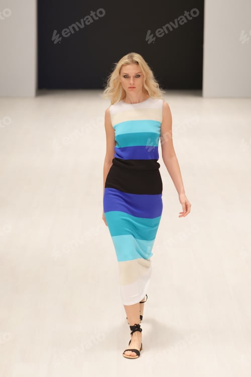 Preview: Fashion model walks on runway