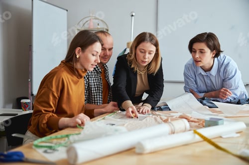 Preview: Tailoring establishment owner controlling the process of work