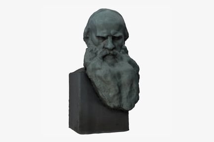 Preview: Bronze Leo Tolstoy Bust Sculpture