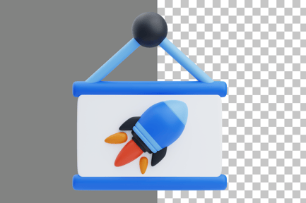 Preview: Launching Presentation 3D Icon