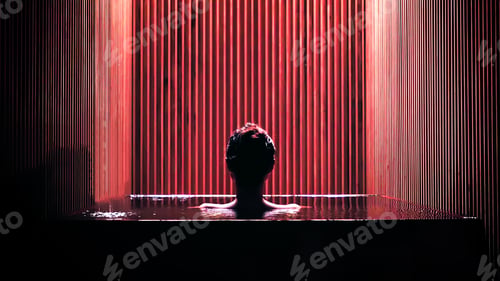 Preview: Rear view women in onzen