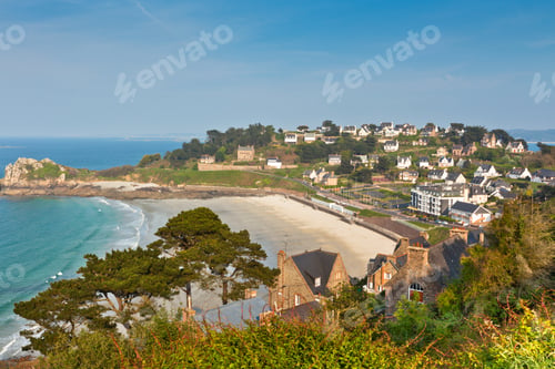 Preview: Perros-Guirec, small town in Western Brittany, France