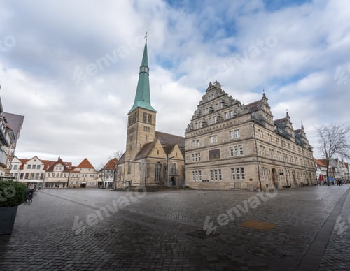 Preview: Market Church St Nicolai and Hochzeitshaus - Hamelin, Lower Saxony, Germany