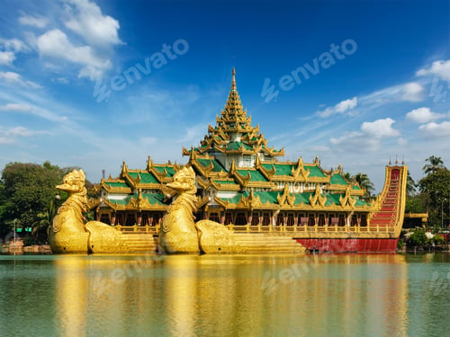Preview: Karaweik Kandawgyi Lake, Yangon, Myanmar