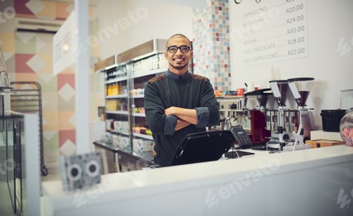 Preview: Im proud of how far I came. Shot of a young man in a coffee shop.