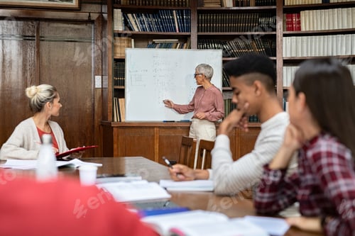 Preview: Teacher teaching high school students