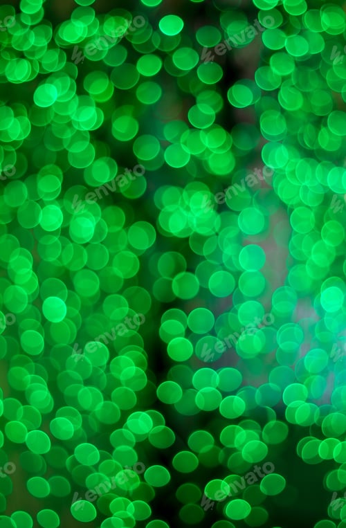 Preview: blurred color abstract background with bokeh defocused lights
