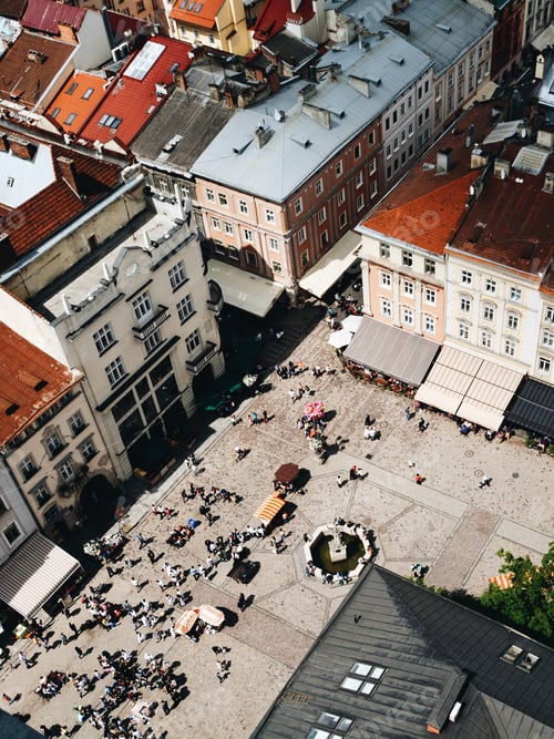 Preview: Lviv, Ukraine. View from above