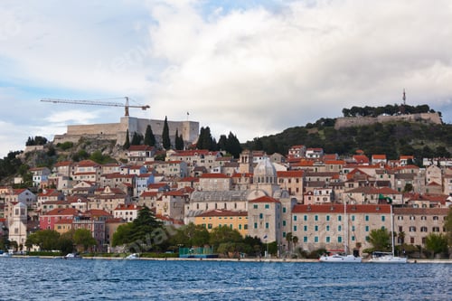 Preview: Sibenik, Croatia view from the sea