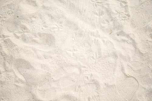Preview: Sea beach sand with foot print texture can be use as background