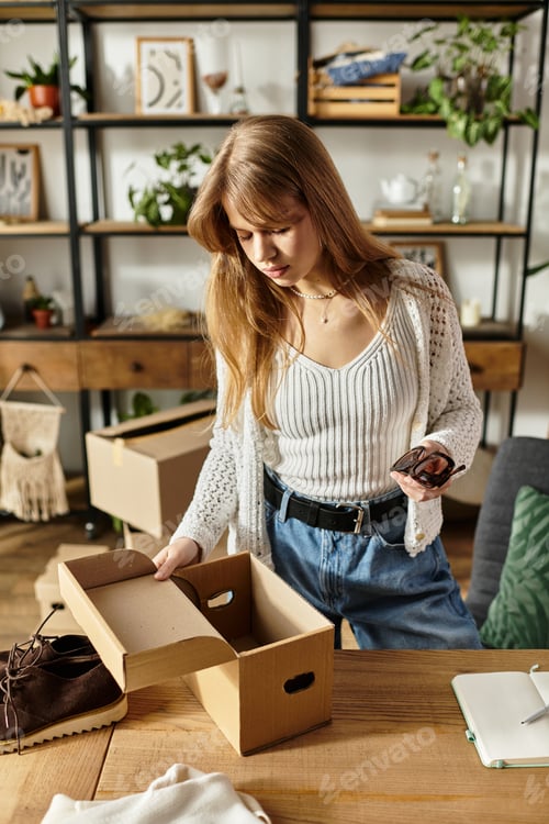 Preview: Sorting clothes for donation and embracing a sustainable lifestyle at home