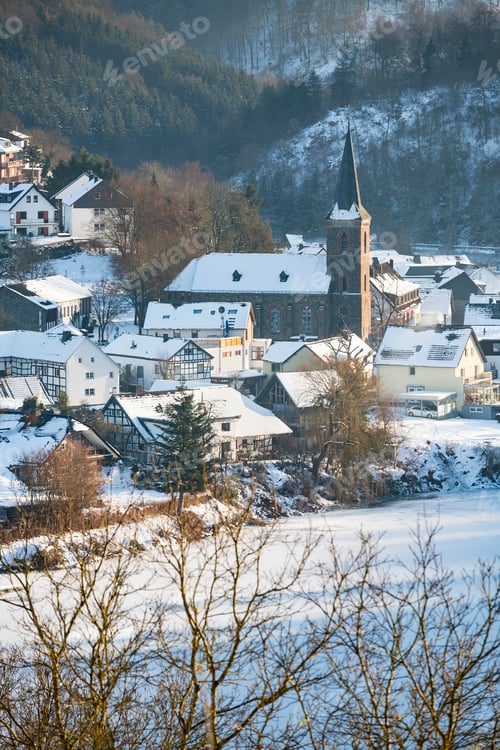 Preview: Church Of Einruhr In Winter, Germany