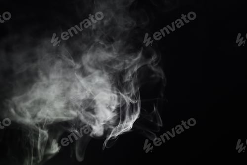 Preview: Smoking, cigarette and dark or black background with pattern, texture and mockup for abstract art o