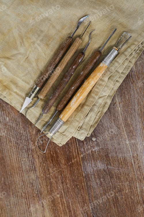 Preview: Sculpting tools for clay