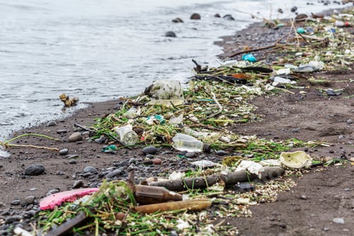 Preview: Concept of global trash pollution of the seas and oceans.