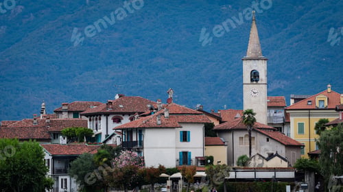 Preview: Exploring charming lakeside village near Lake Maggiore in Italy surrounded by mountains