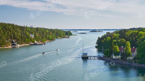 Preview: Archipelago near the Finnish city of Turku in Europe.