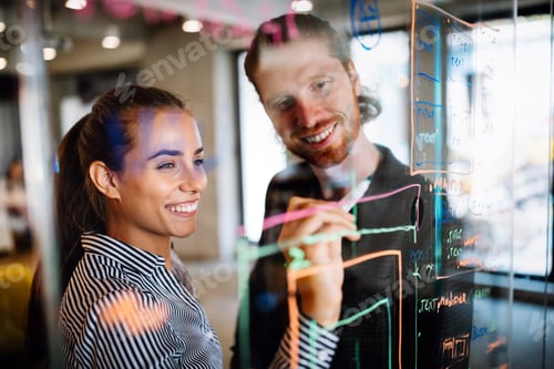 Preview: Technology software business office programming people concept