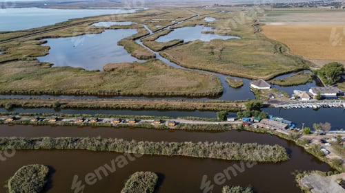 Preview: Aerial View of Danube Delta in Romania