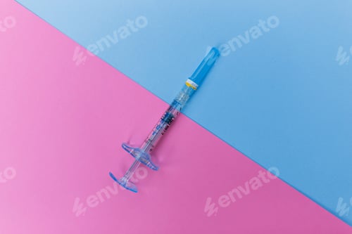 Preview: Filler injection for lip augmentation. Beauty and injection.