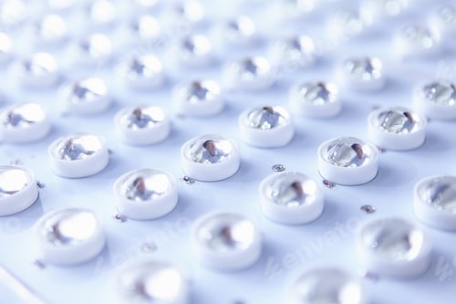 Preview: LED bulbs in factory, close up