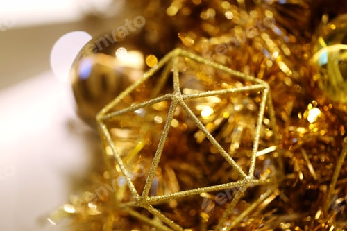 Preview: Gold Christmas decoration