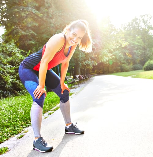 Preview: fitness woman girl park exercise lifestyle outdoor sport healthy nature active young