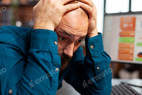 Preview: Focused concentrated executive manager brainstorming project ideas