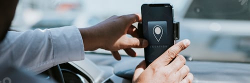 Preview: Man using gps on phone