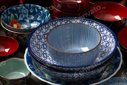 Preview: Collection of Japanese bowls
