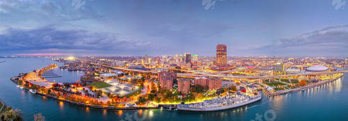 Preview: Buffalo, New York, USA City Skyline