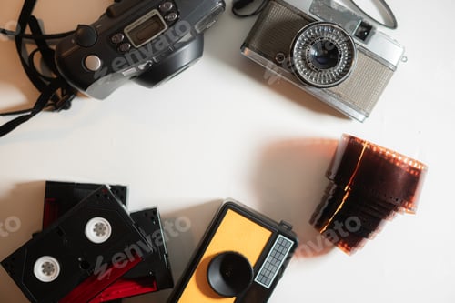 Preview: Vintage Photography Equipment Flat Lay