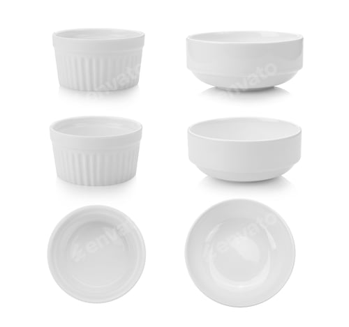 Preview: empty bowl on white