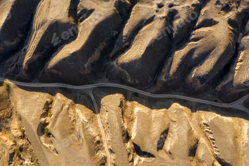 Preview: Aerial view on famous in Ukraine Kherson Grand Canyon