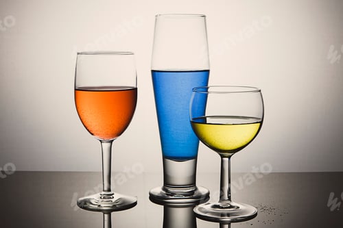 Preview: Abstract image of colored water.