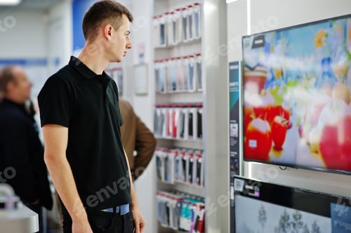 Preview: Seller man mobile phone