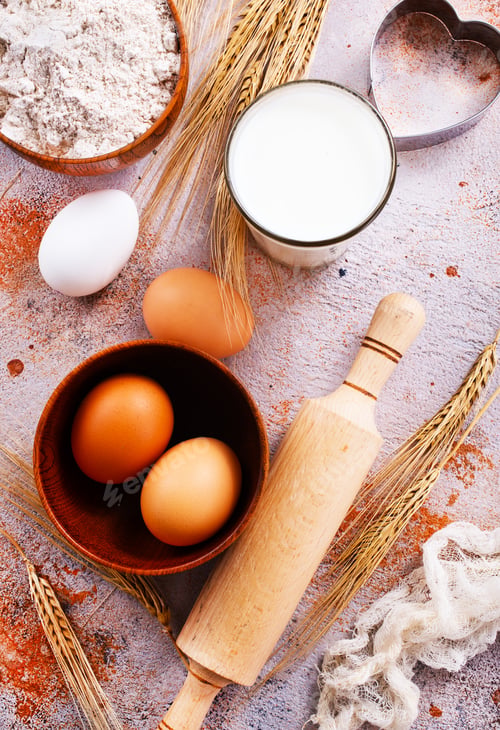 Preview: ingredients for baking